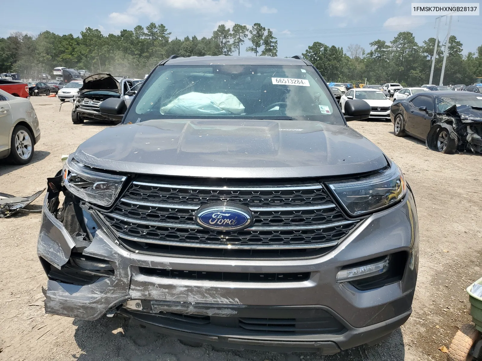 2022 Ford Explorer Xlt VIN: 1FMSK7DHXNGB28137 Lot: 66513284