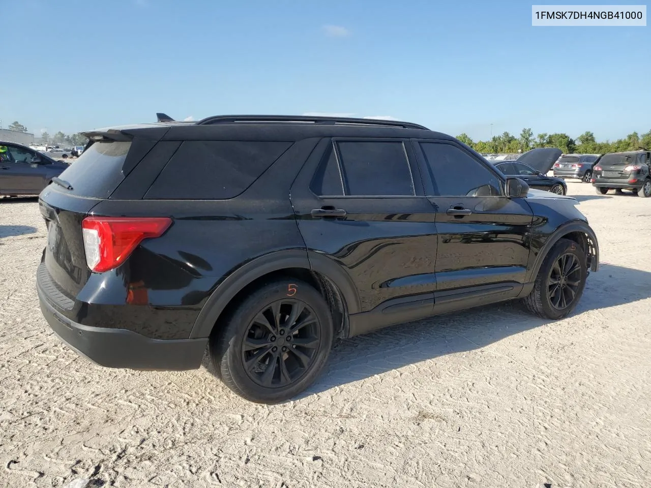 2022 Ford Explorer Xlt VIN: 1FMSK7DH4NGB41000 Lot: 66557864