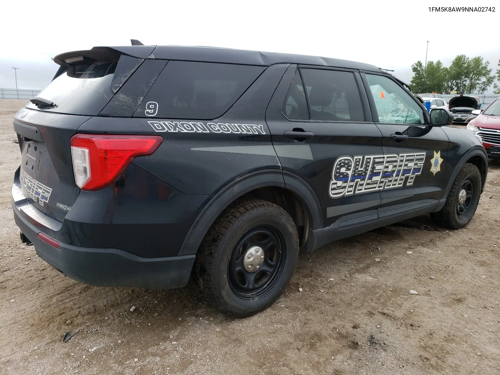 1FM5K8AW9NNA02742 2022 Ford Explorer Police Interceptor