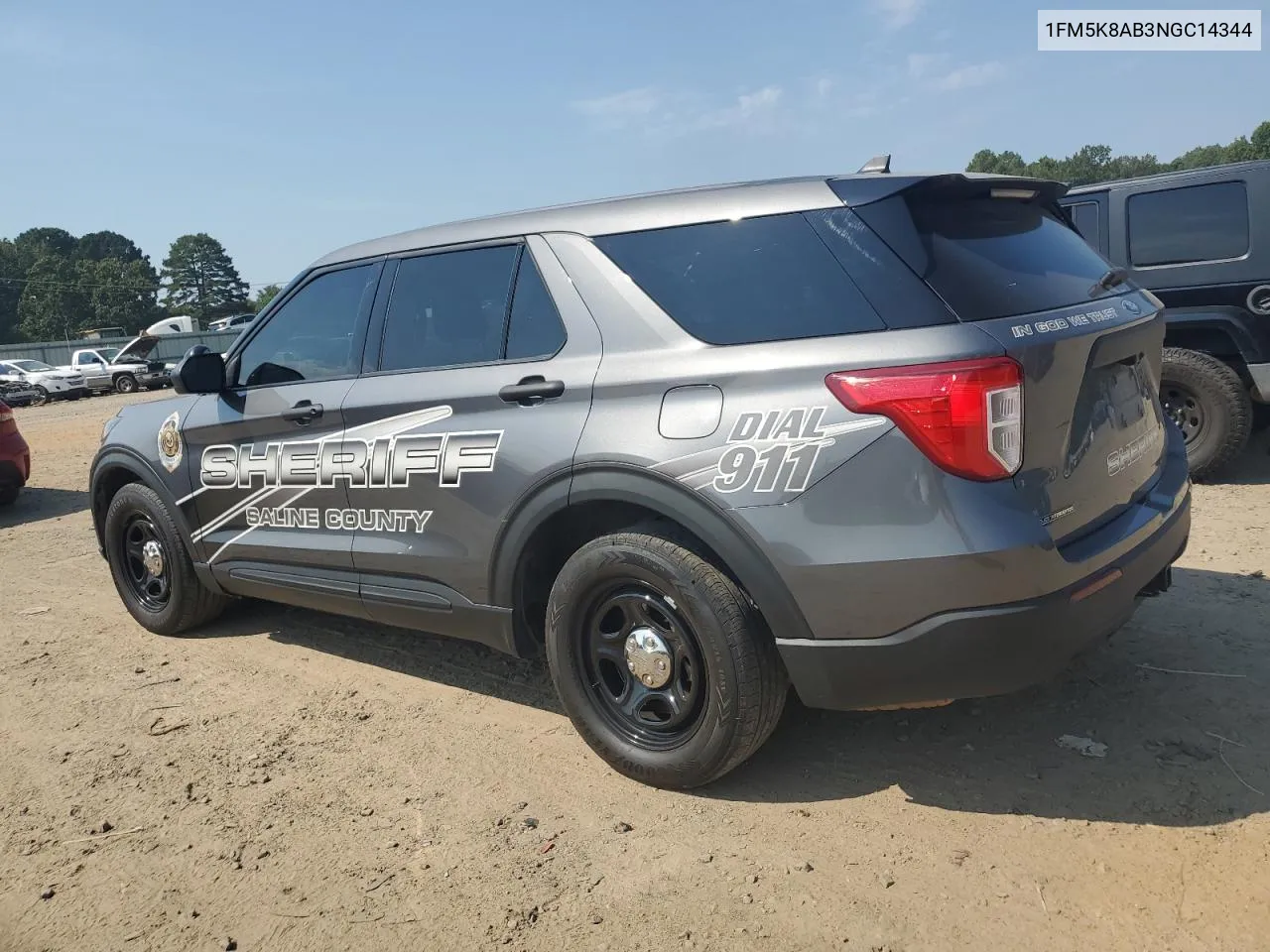 1FM5K8AB3NGC14344 2022 Ford Explorer Police Interceptor