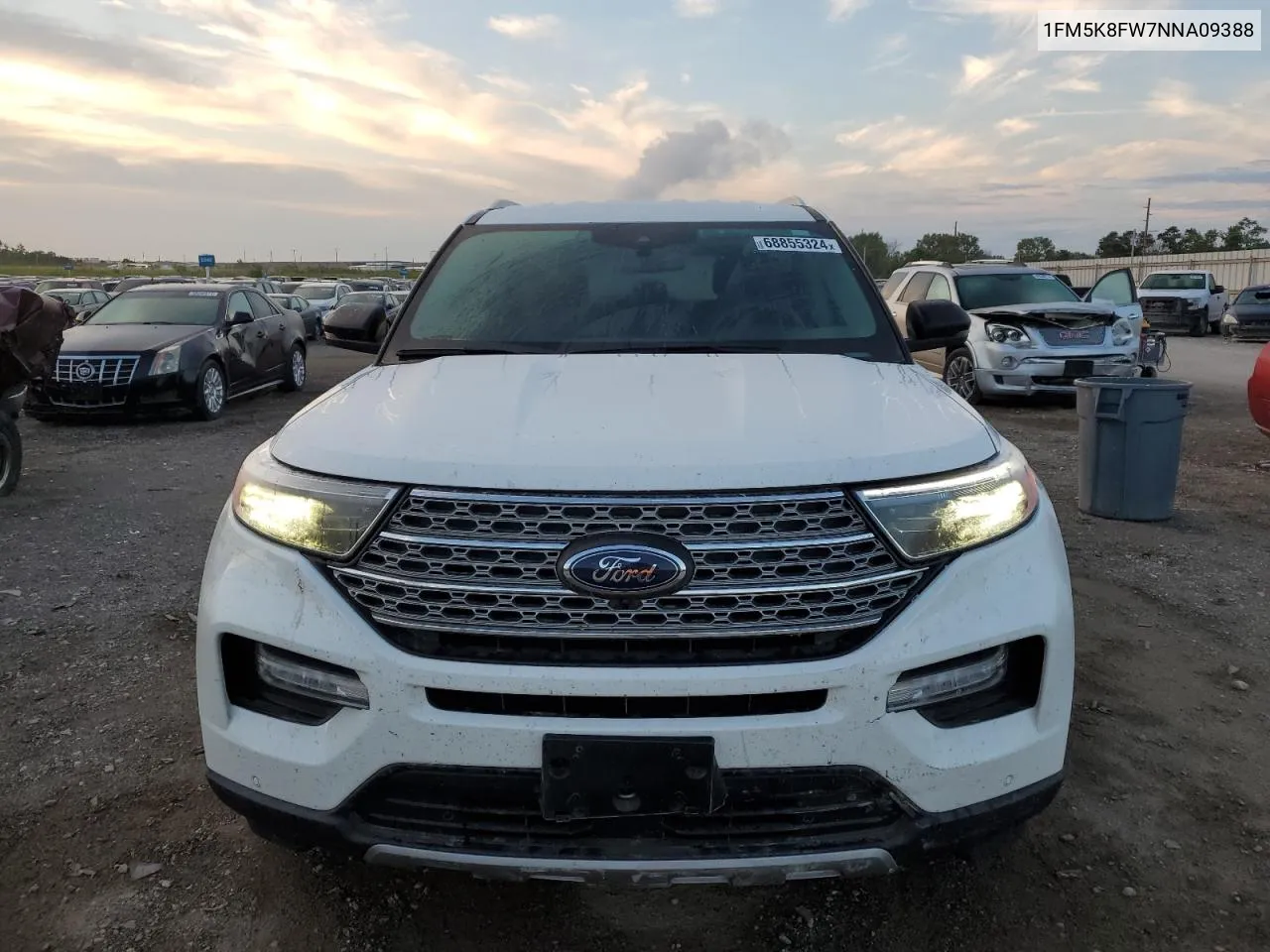 2022 Ford Explorer Limited VIN: 1FM5K8FW7NNA09388 Lot: 68855324