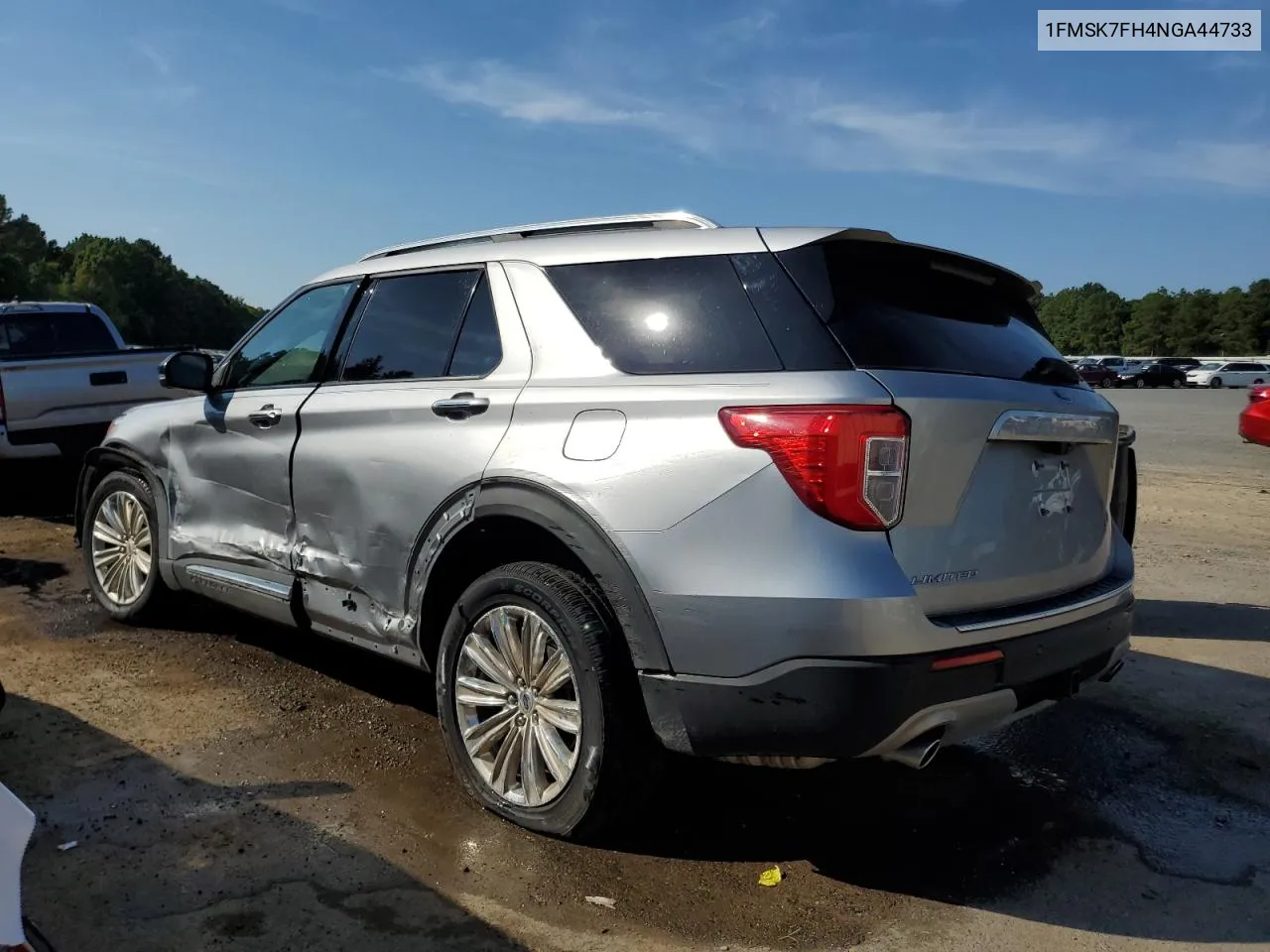 2022 Ford Explorer Limited VIN: 1FMSK7FH4NGA44733 Lot: 69000994