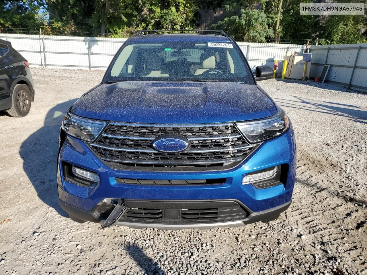 2022 Ford Explorer Xlt VIN: 1FMSK7DH9NGA67945 Lot: 69287264