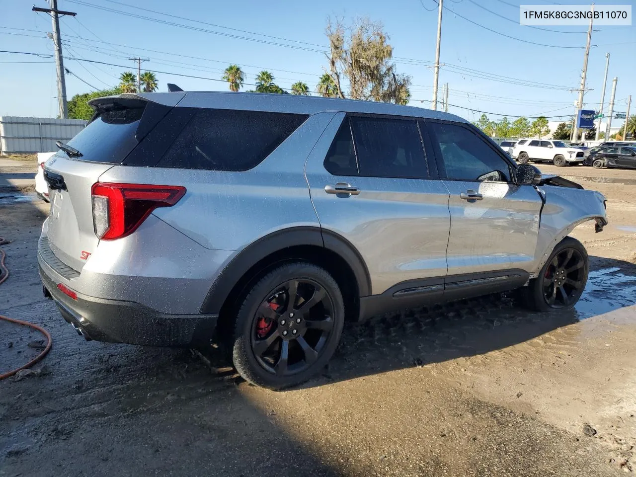 2022 Ford Explorer St VIN: 1FM5K8GC3NGB11070 Lot: 70623364