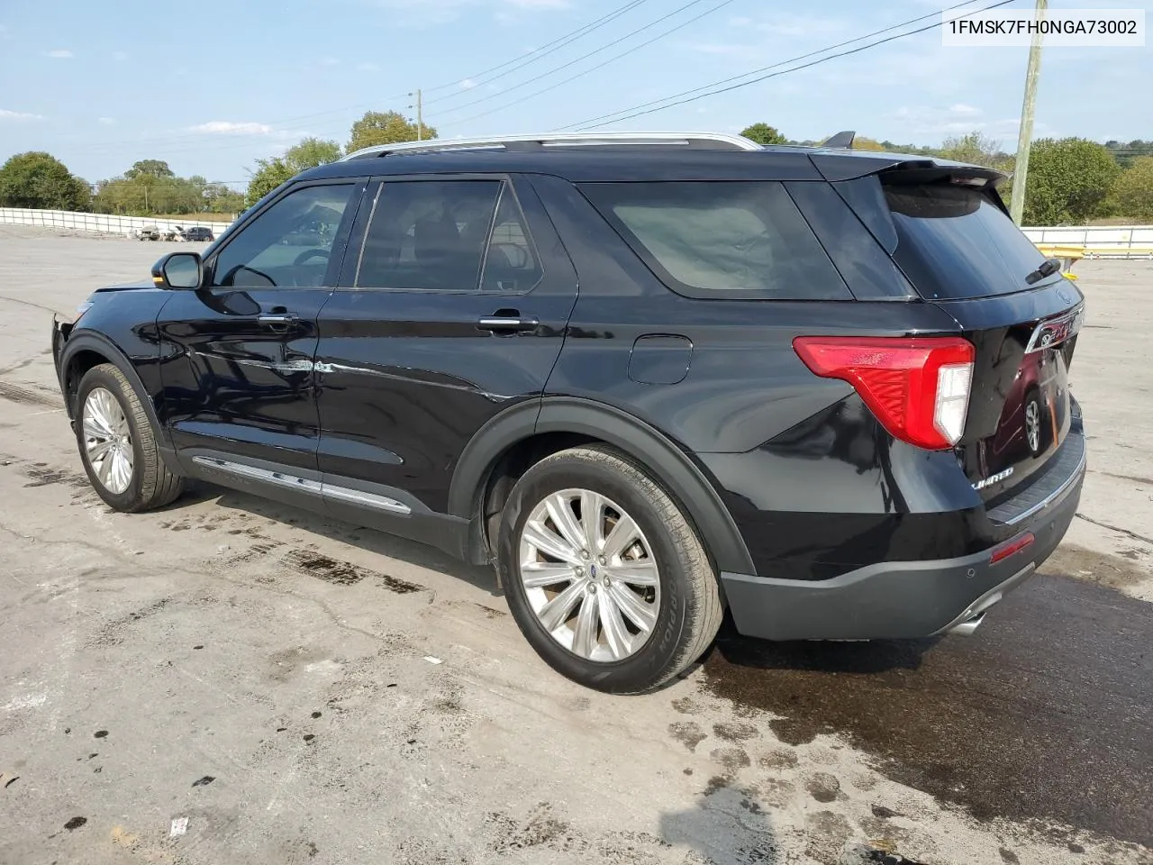 2022 Ford Explorer Limited VIN: 1FMSK7FH0NGA73002 Lot: 71056514