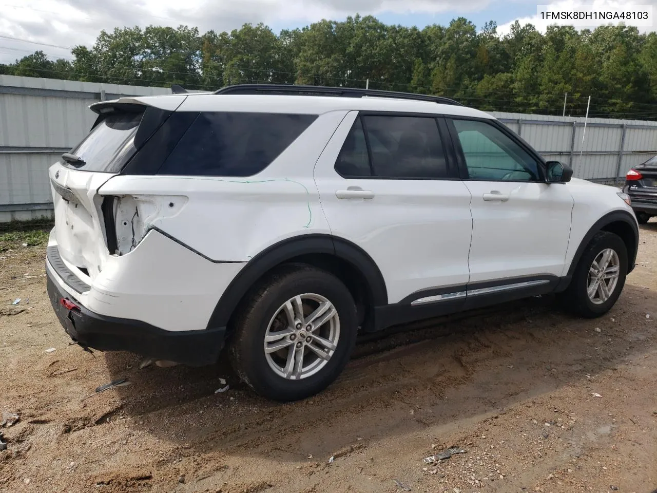 2022 Ford Explorer Xlt VIN: 1FMSK8DH1NGA48103 Lot: 71098274