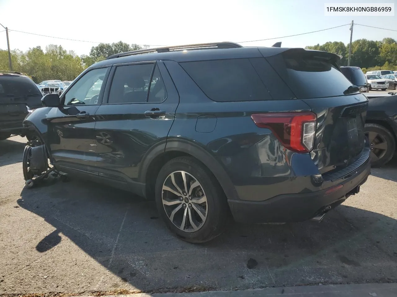 2022 Ford Explorer St-Line VIN: 1FMSK8KH0NGB86959 Lot: 71419674