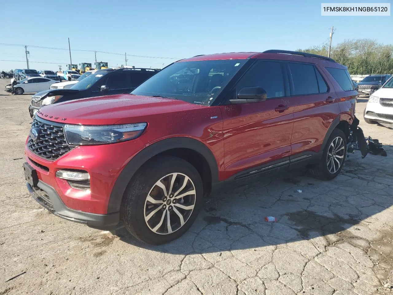 2022 Ford Explorer St-Line VIN: 1FMSK8KH1NGB65120 Lot: 71534494