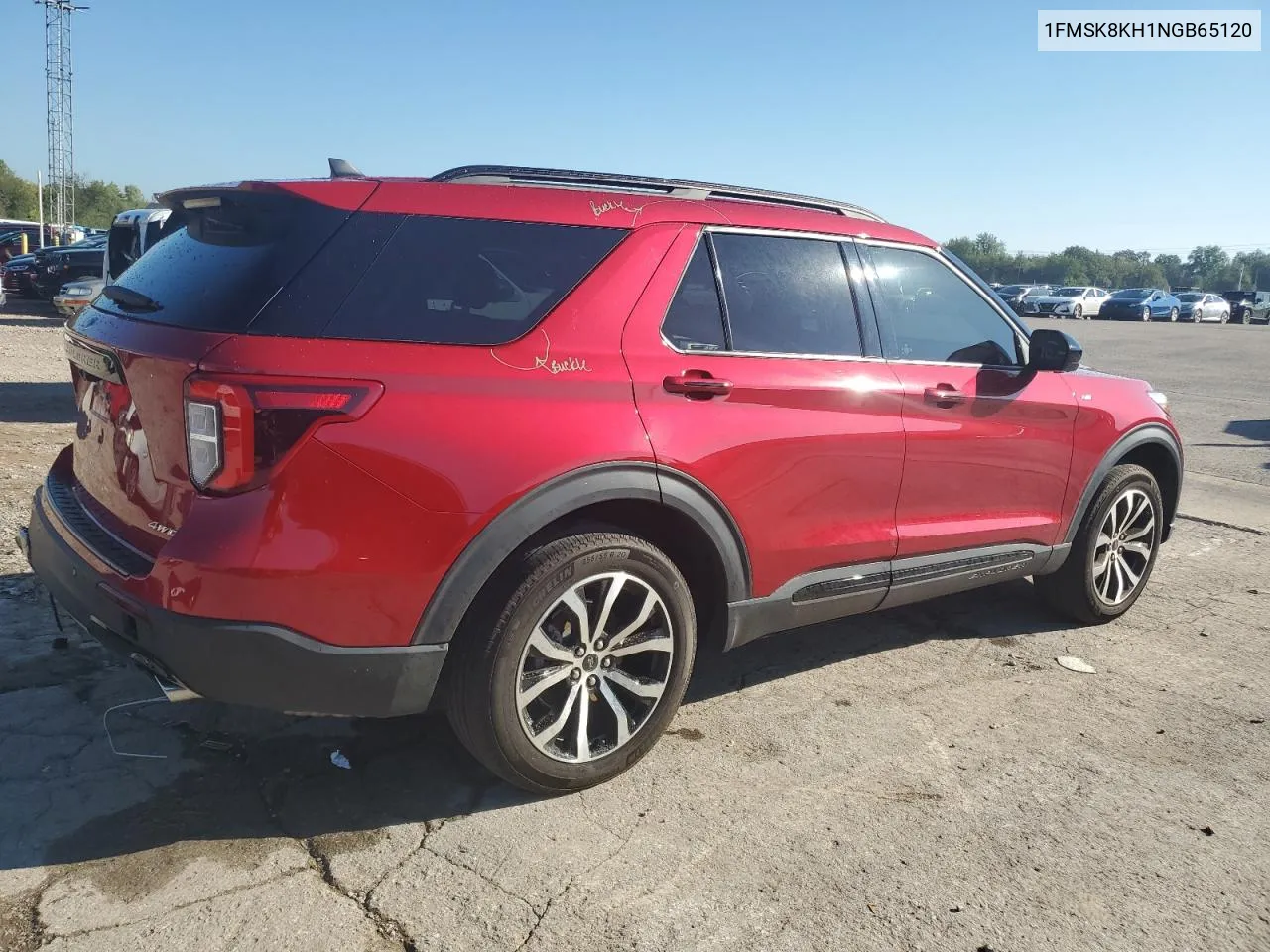 2022 Ford Explorer St-Line VIN: 1FMSK8KH1NGB65120 Lot: 71534494