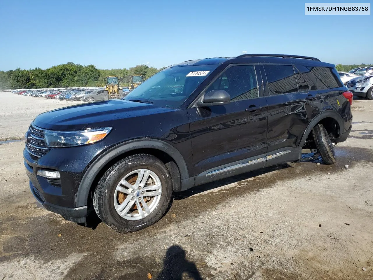 1FMSK7DH1NGB83768 2022 Ford Explorer Xlt