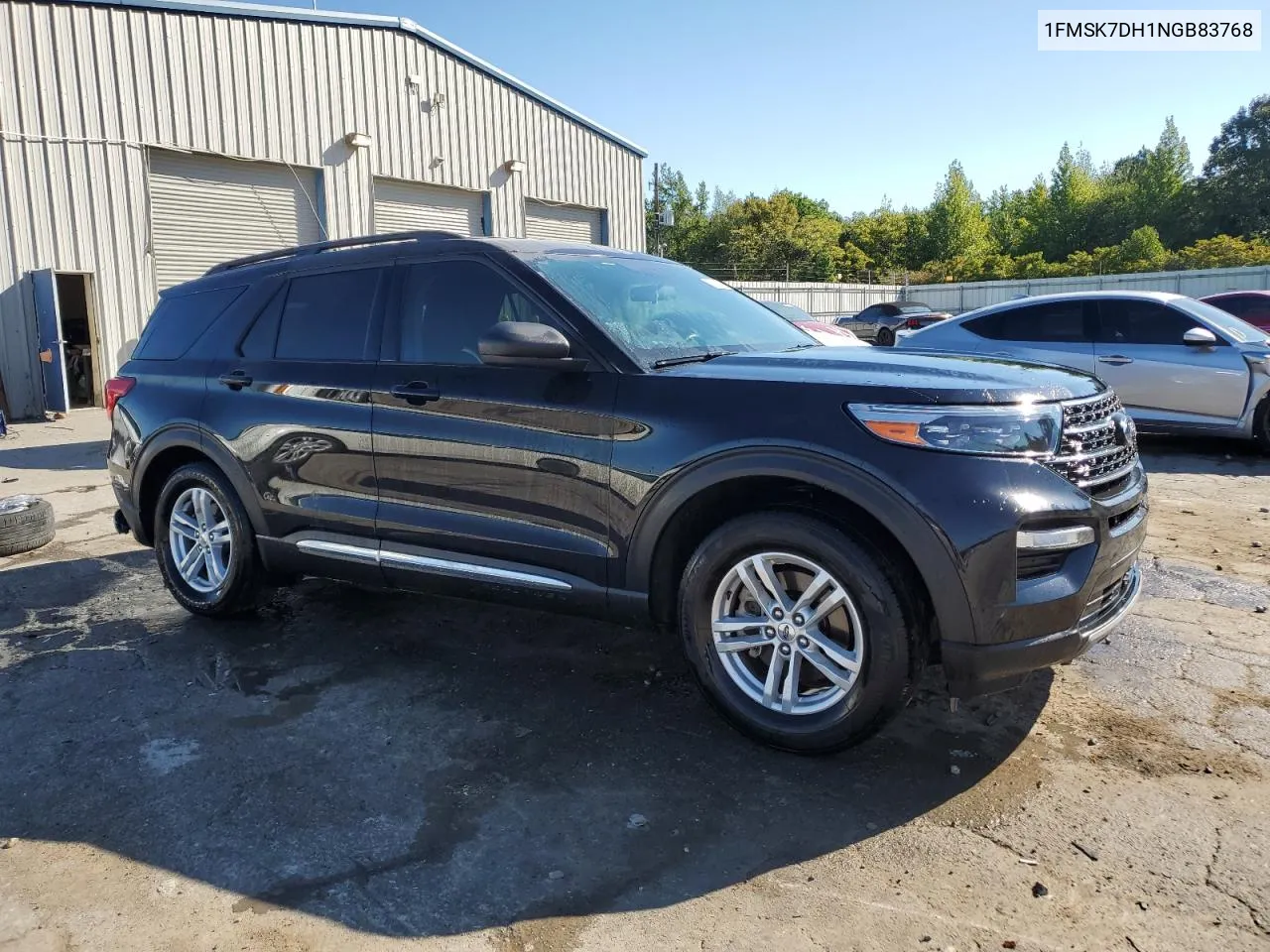 2022 Ford Explorer Xlt VIN: 1FMSK7DH1NGB83768 Lot: 71744504