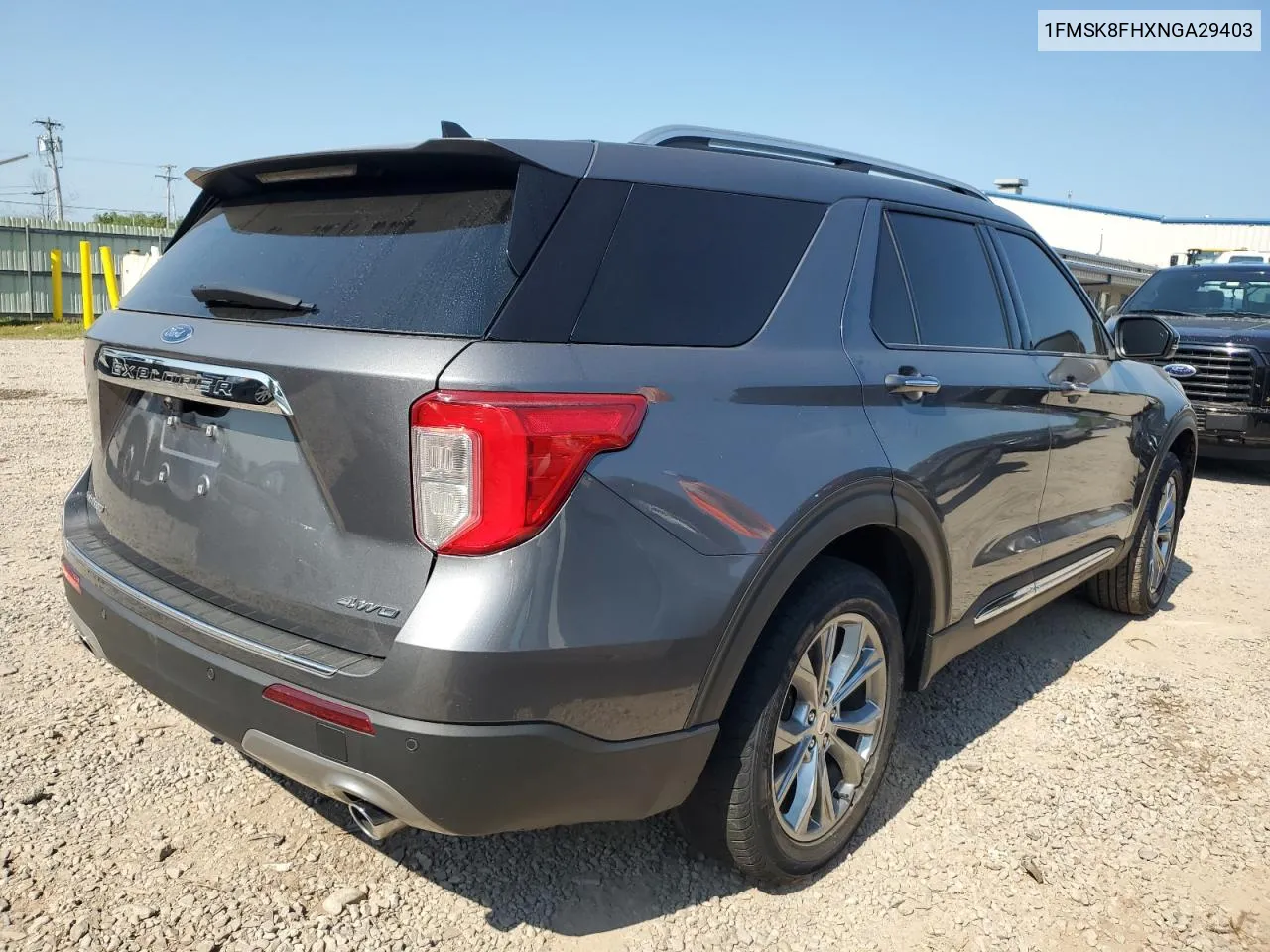 2022 Ford Explorer Limited VIN: 1FMSK8FHXNGA29403 Lot: 72179944