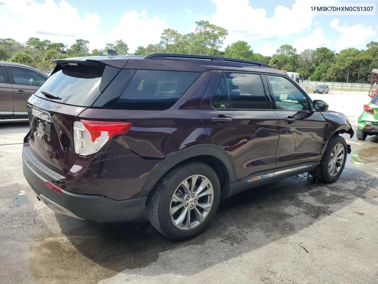 1FMSK7DHXNGC51307 2022 Ford Explorer Xlt