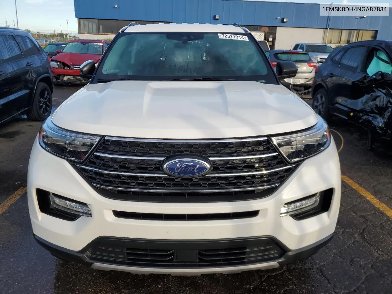 2022 Ford Explorer Xlt VIN: 1FMSK8DH4NGA87834 Lot: 72321914