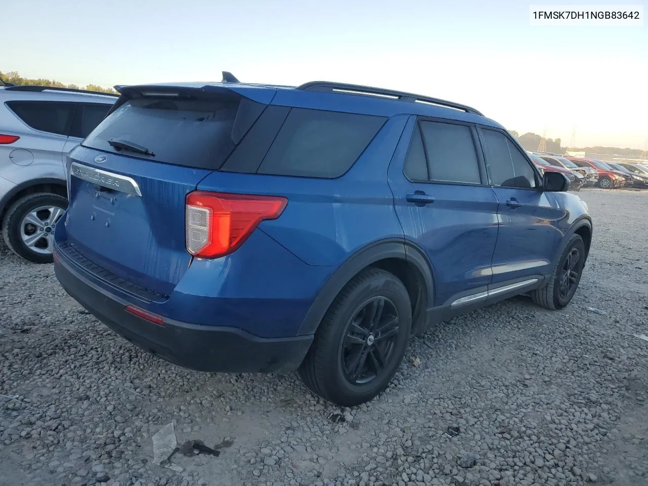 1FMSK7DH1NGB83642 2022 Ford Explorer Xlt