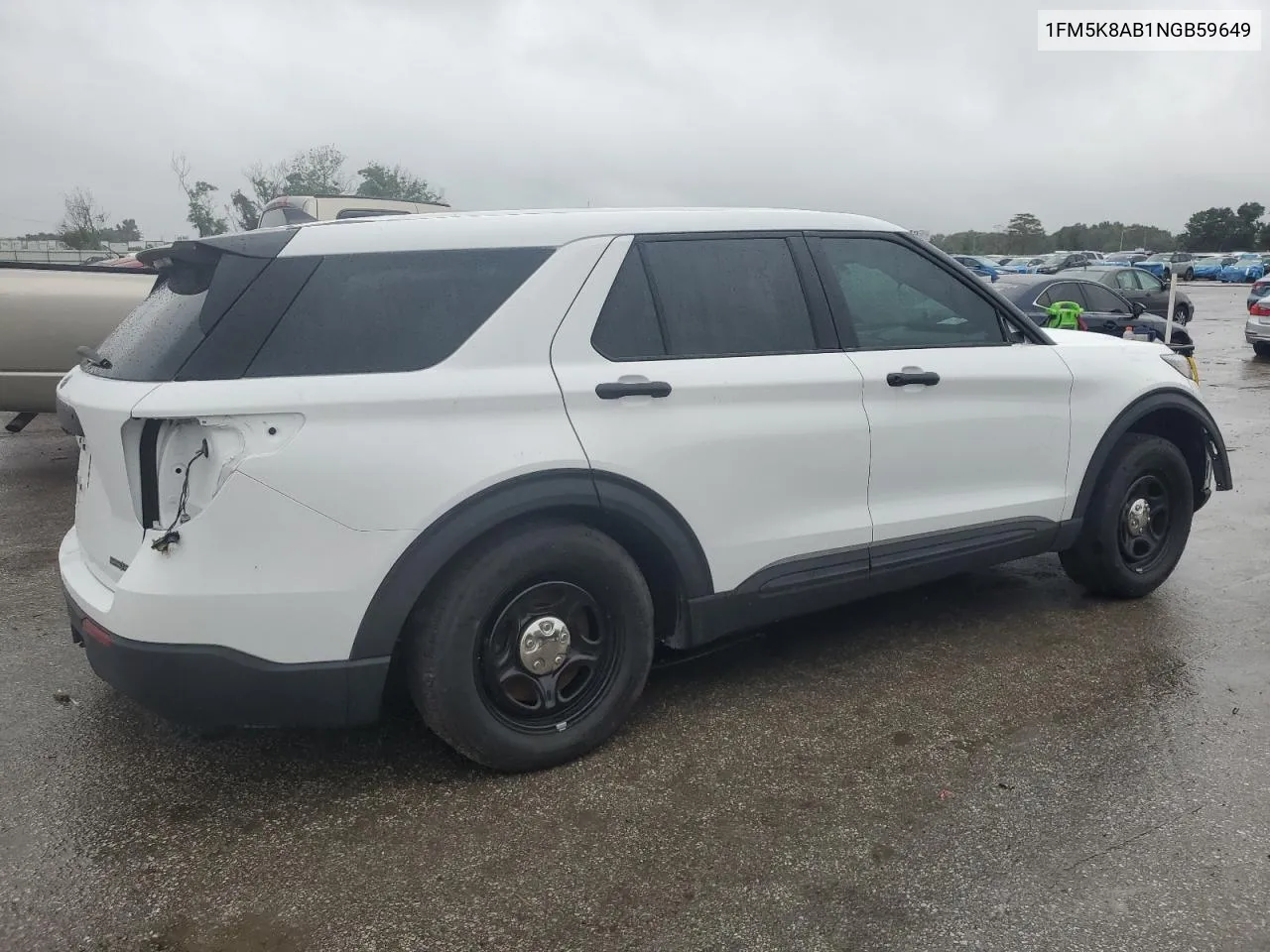 2022 Ford Explorer Police Interceptor VIN: 1FM5K8AB1NGB59649 Lot: 72502144