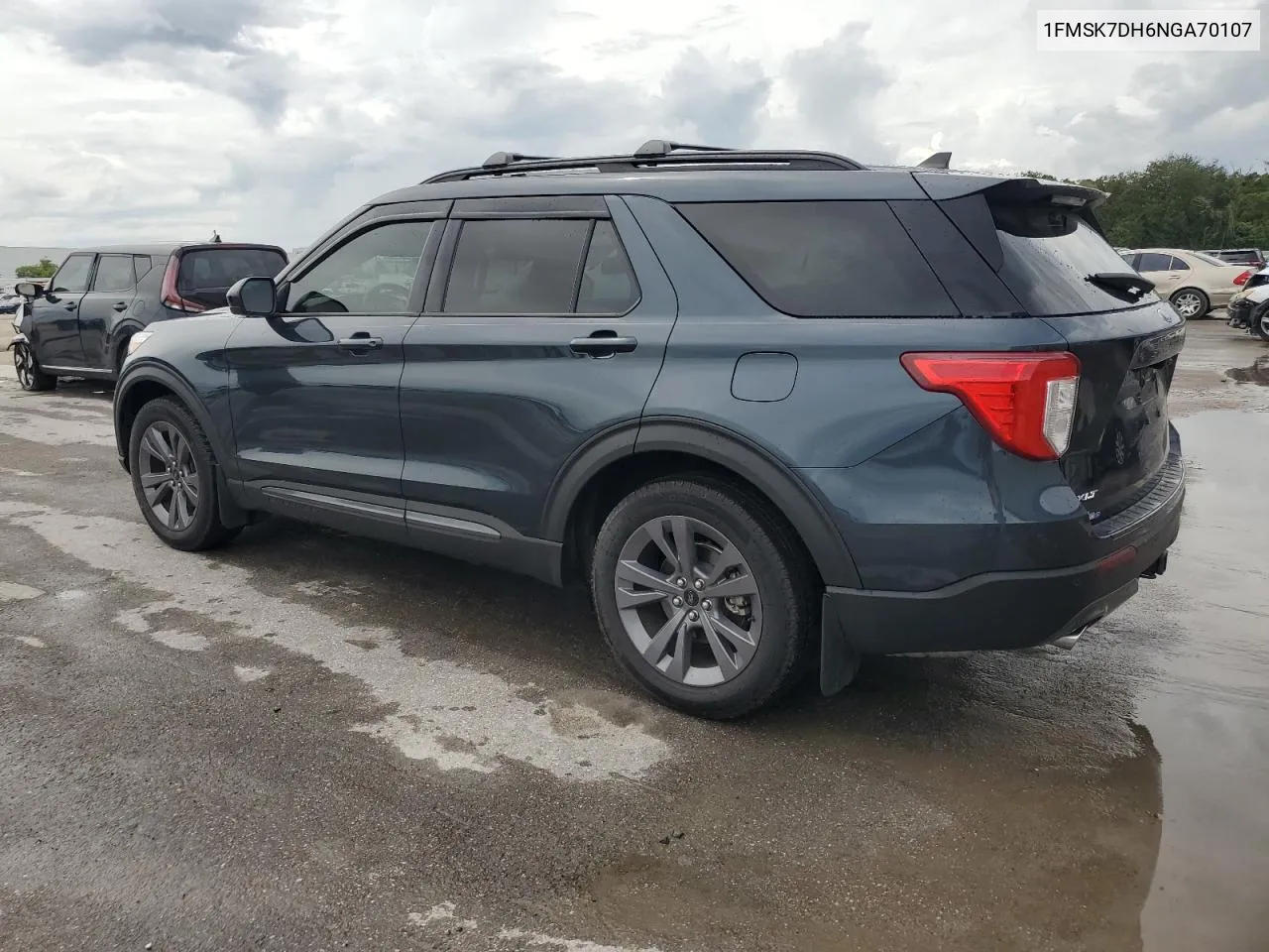 2022 Ford Explorer Xlt VIN: 1FMSK7DH6NGA70107 Lot: 72917964