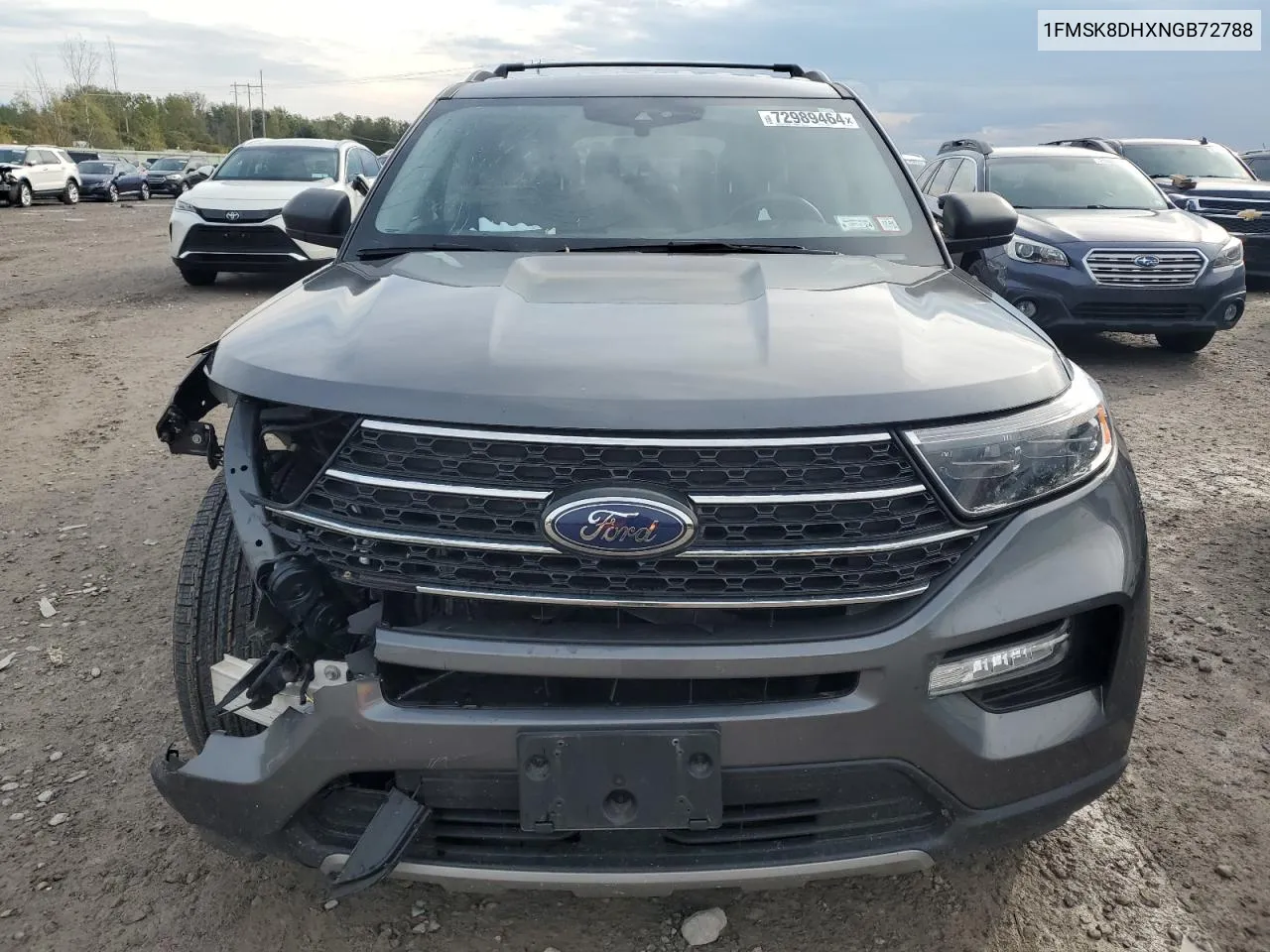 2022 Ford Explorer Xlt VIN: 1FMSK8DHXNGB72788 Lot: 72989464