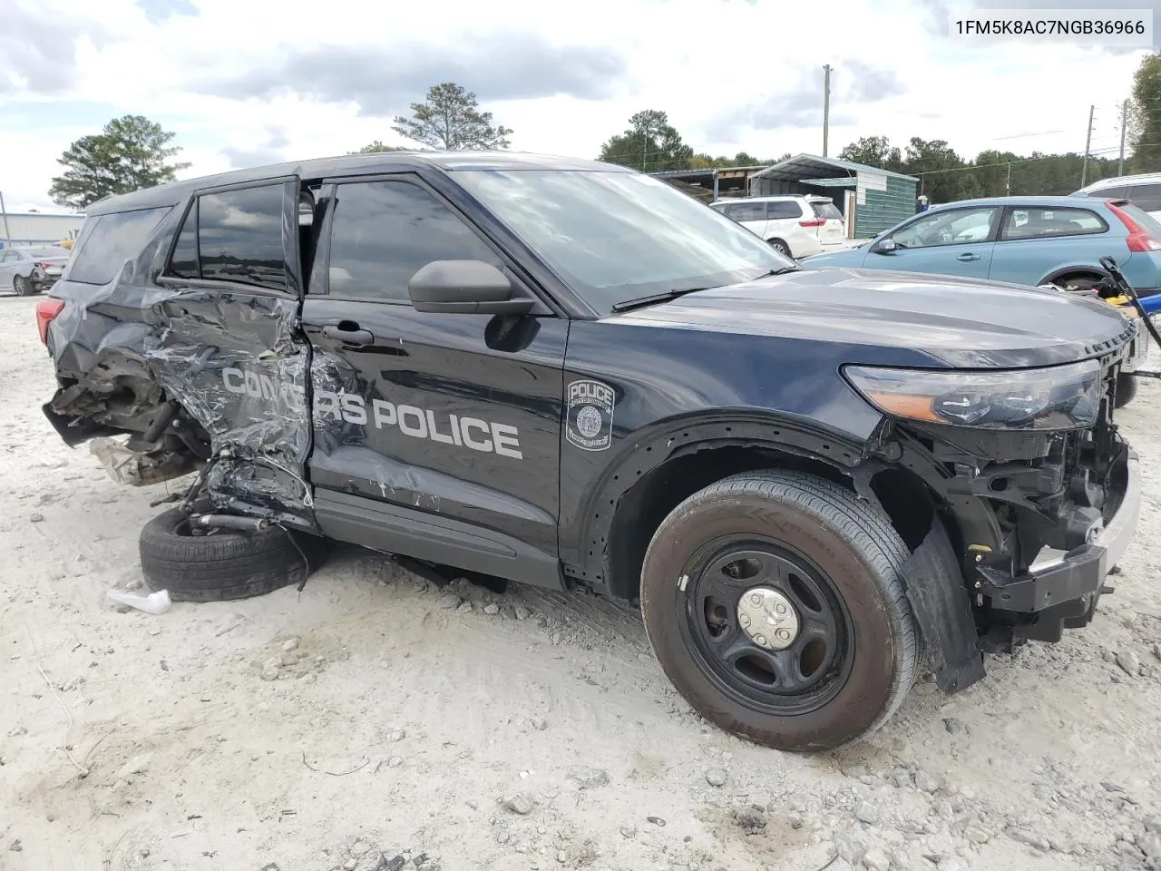 2022 Ford Explorer Police Interceptor VIN: 1FM5K8AC7NGB36966 Lot: 73210264