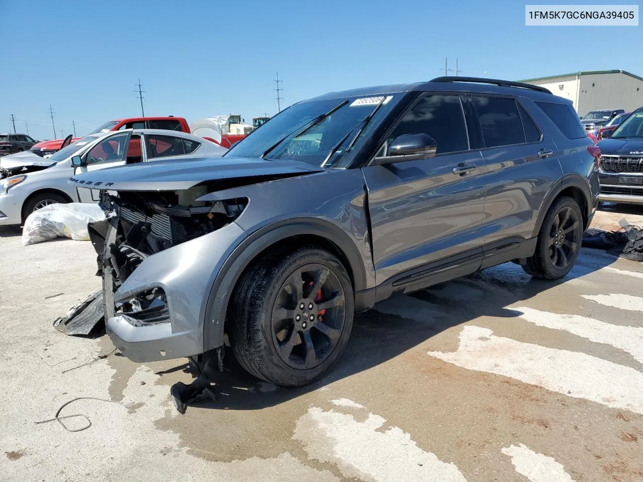 2022 Ford Explorer St VIN: 1FM5K7GC6NGA39405 Lot: 73525064