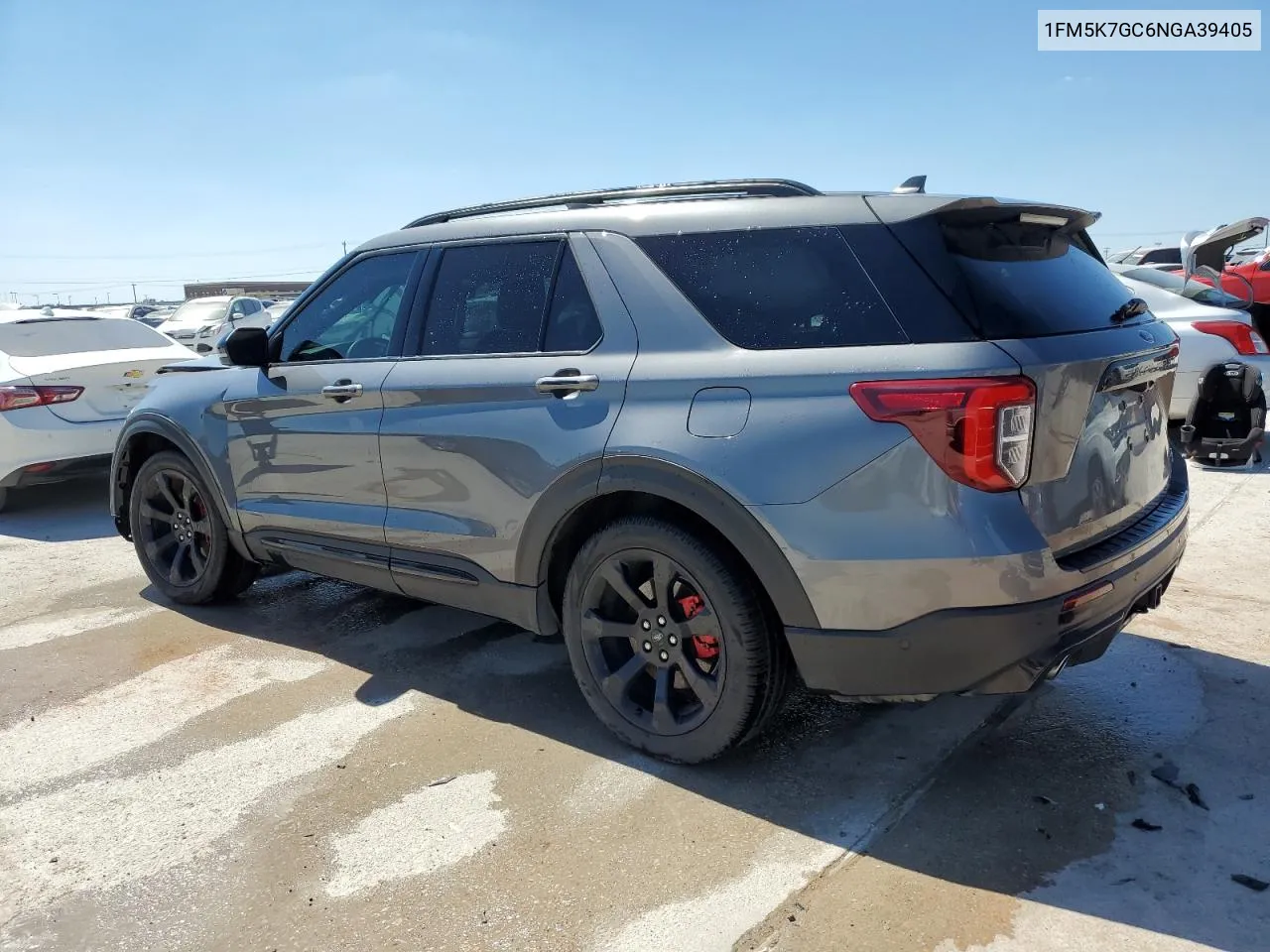 2022 Ford Explorer St VIN: 1FM5K7GC6NGA39405 Lot: 73525064