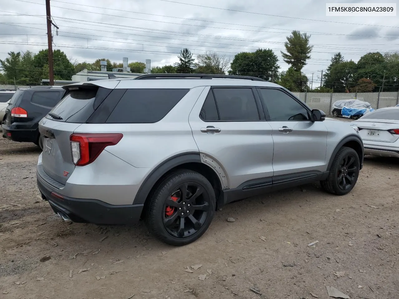 2022 Ford Explorer St VIN: 1FM5K8GC8NGA23809 Lot: 74007784