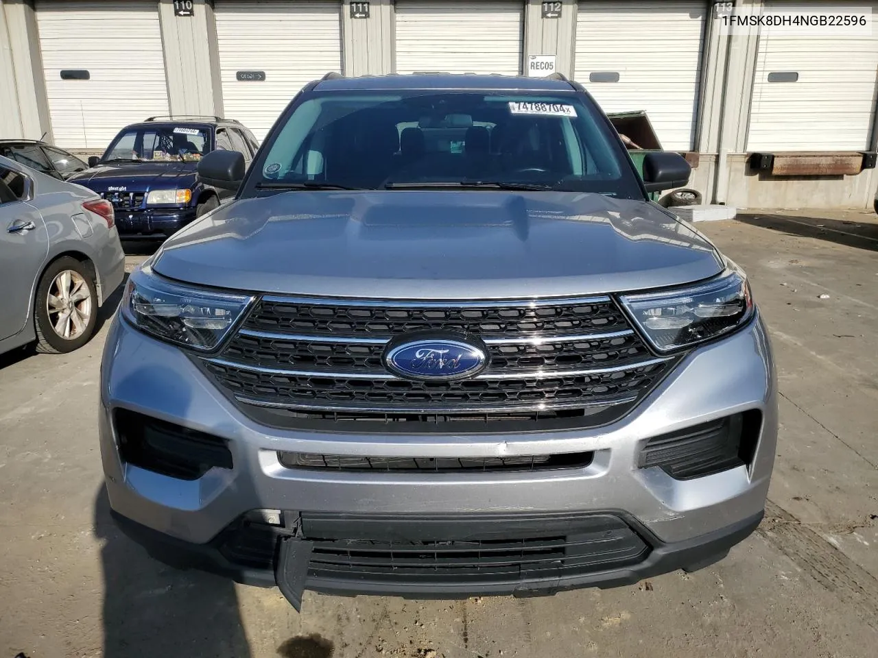 2022 Ford Explorer Xlt VIN: 1FMSK8DH4NGB22596 Lot: 74788704