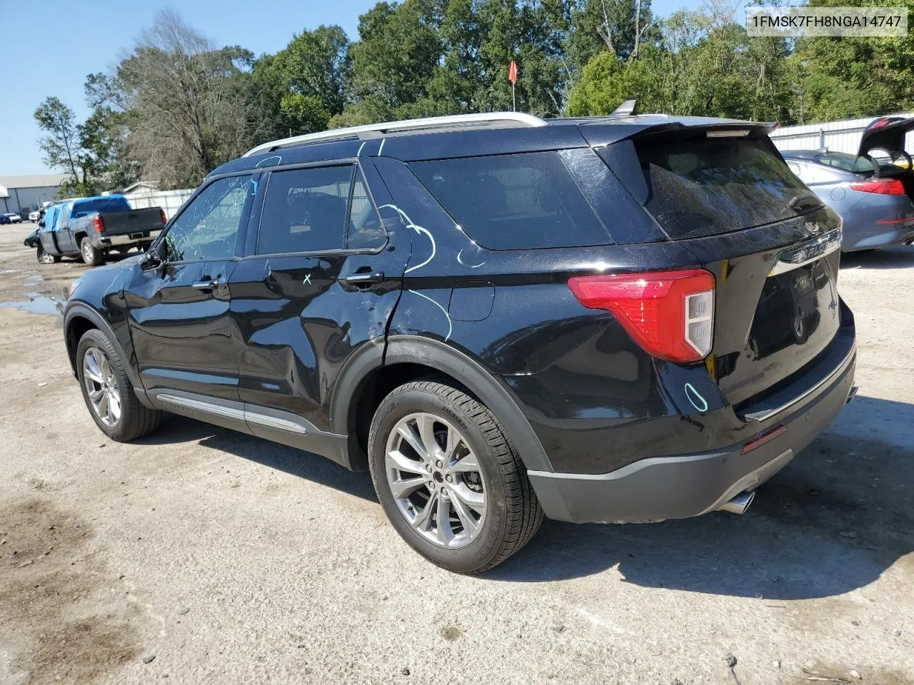 2022 Ford Explorer Limited VIN: 1FMSK7FH8NGA14747 Lot: 75247874