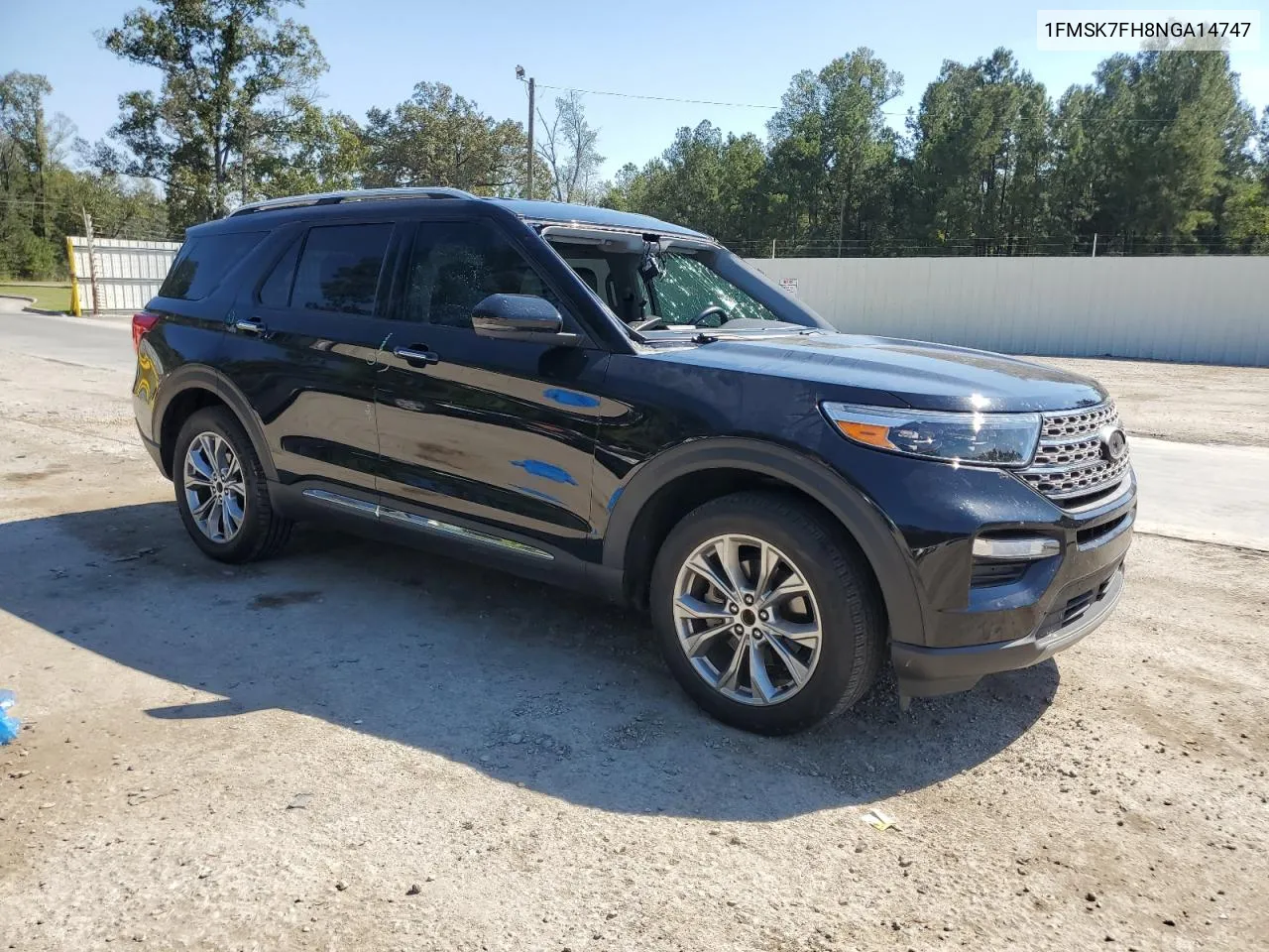 2022 Ford Explorer Limited VIN: 1FMSK7FH8NGA14747 Lot: 75247874