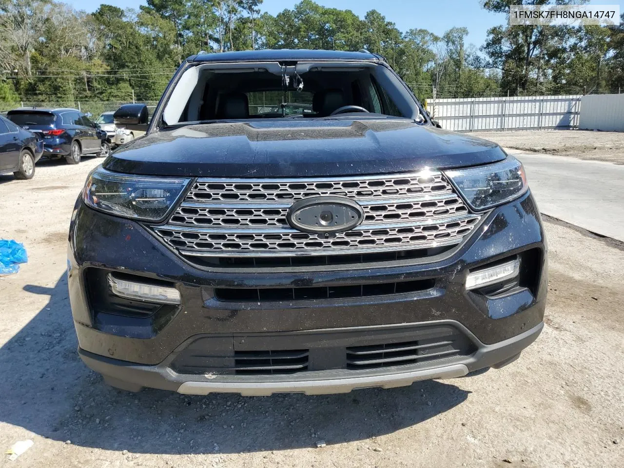 2022 Ford Explorer Limited VIN: 1FMSK7FH8NGA14747 Lot: 75247874