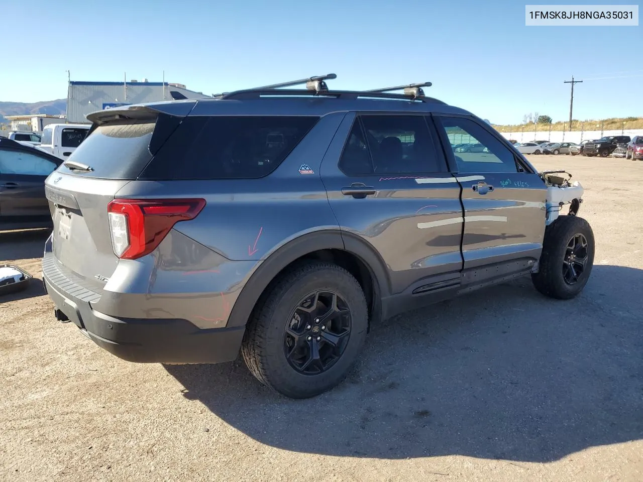 2022 Ford Explorer Timberline VIN: 1FMSK8JH8NGA35031 Lot: 75288404