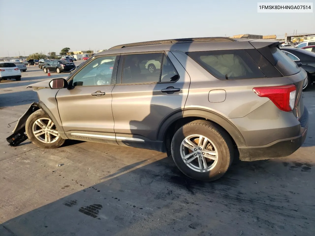 2022 Ford Explorer Xlt VIN: 1FMSK8DH4NGA07514 Lot: 75460384