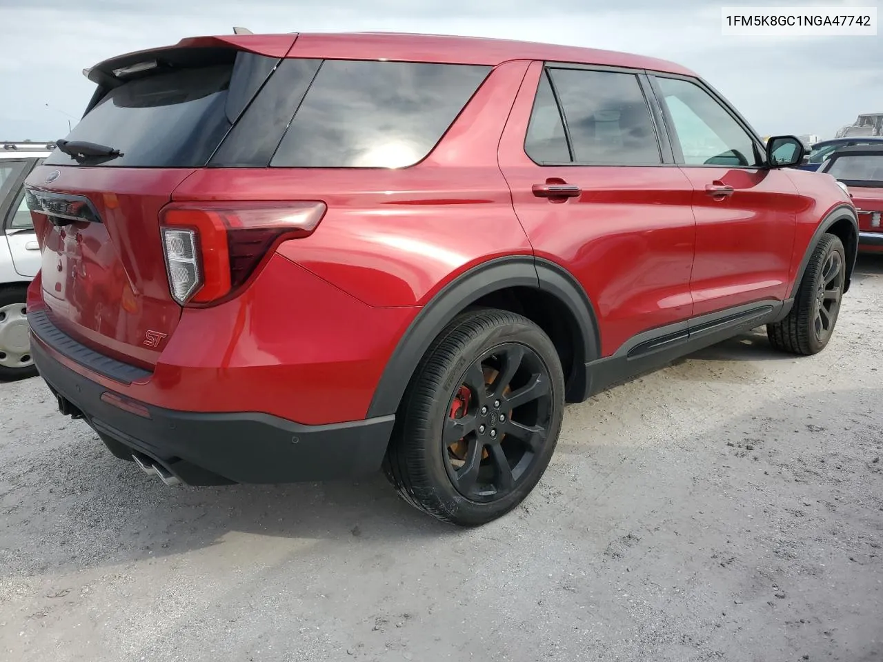 2022 Ford Explorer St VIN: 1FM5K8GC1NGA47742 Lot: 75520494