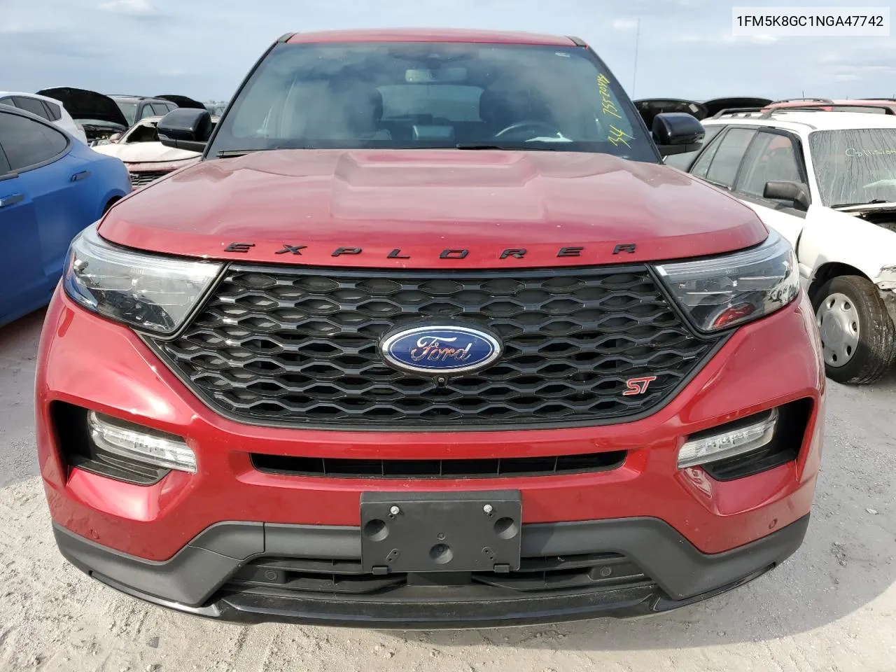 2022 Ford Explorer St VIN: 1FM5K8GC1NGA47742 Lot: 75520494