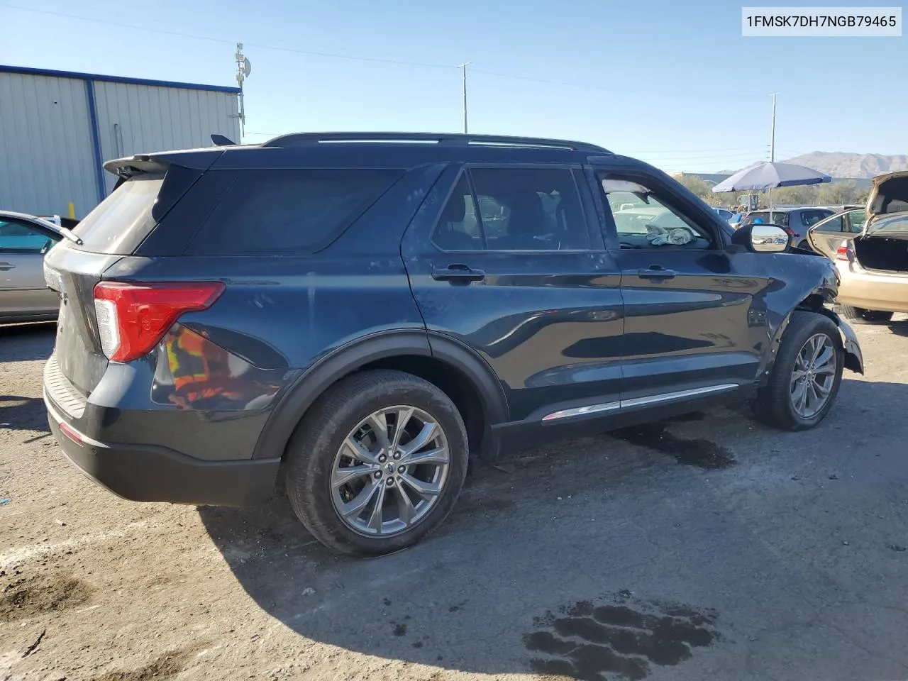 2022 Ford Explorer Xlt VIN: 1FMSK7DH7NGB79465 Lot: 75568754