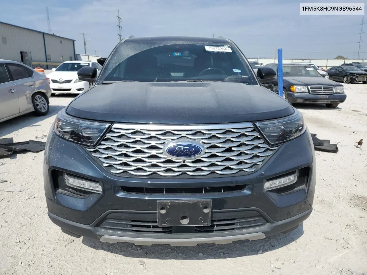 2022 Ford Explorer Platinum VIN: 1FM5K8HC9NGB96544 Lot: 75813364