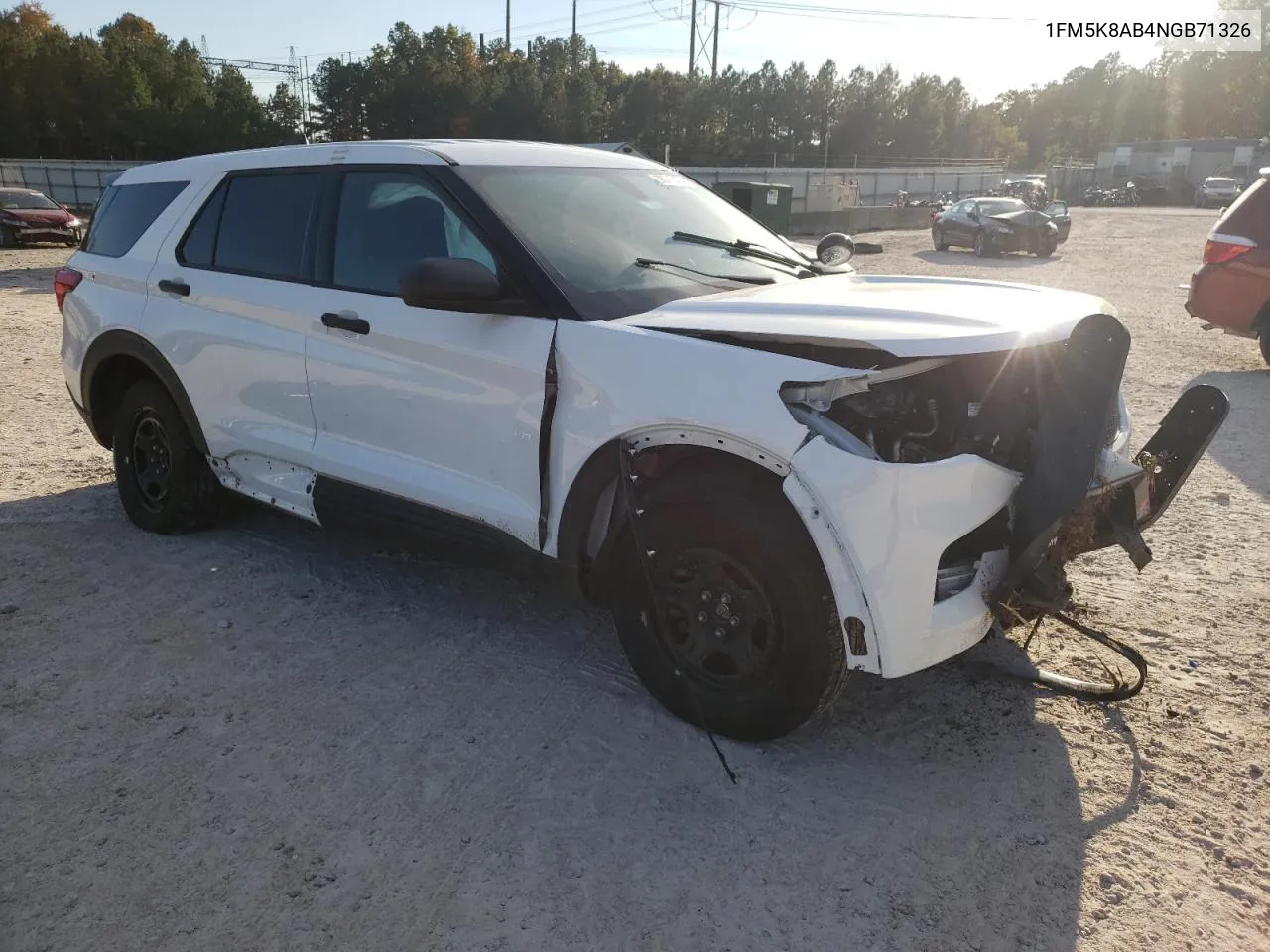 2022 Ford Explorer Police Interceptor VIN: 1FM5K8AB4NGB71326 Lot: 76676474