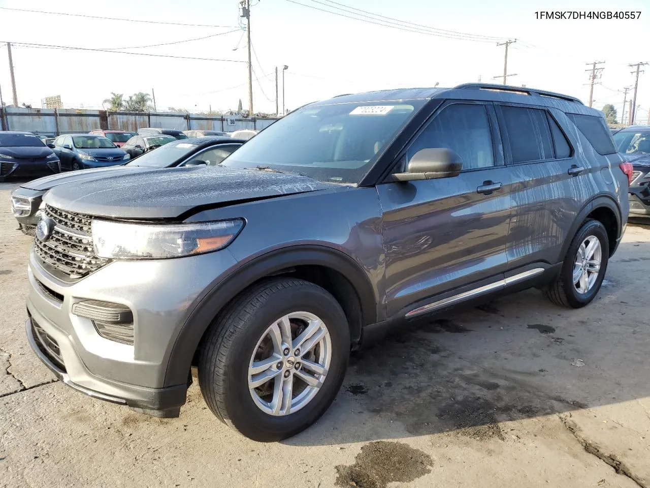 2022 Ford Explorer Xlt VIN: 1FMSK7DH4NGB40557 Lot: 77023224