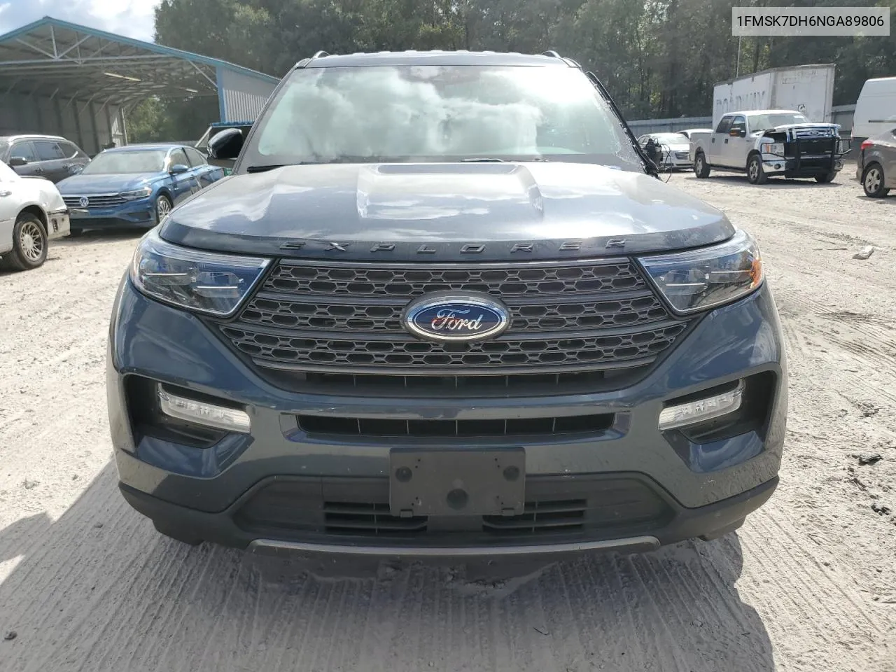 2022 Ford Explorer Xlt VIN: 1FMSK7DH6NGA89806 Lot: 77314654