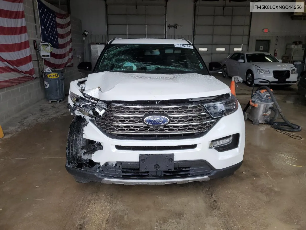 2022 Ford Explorer King Ranch VIN: 1FM5K8LCXNGC44656 Lot: 77348714