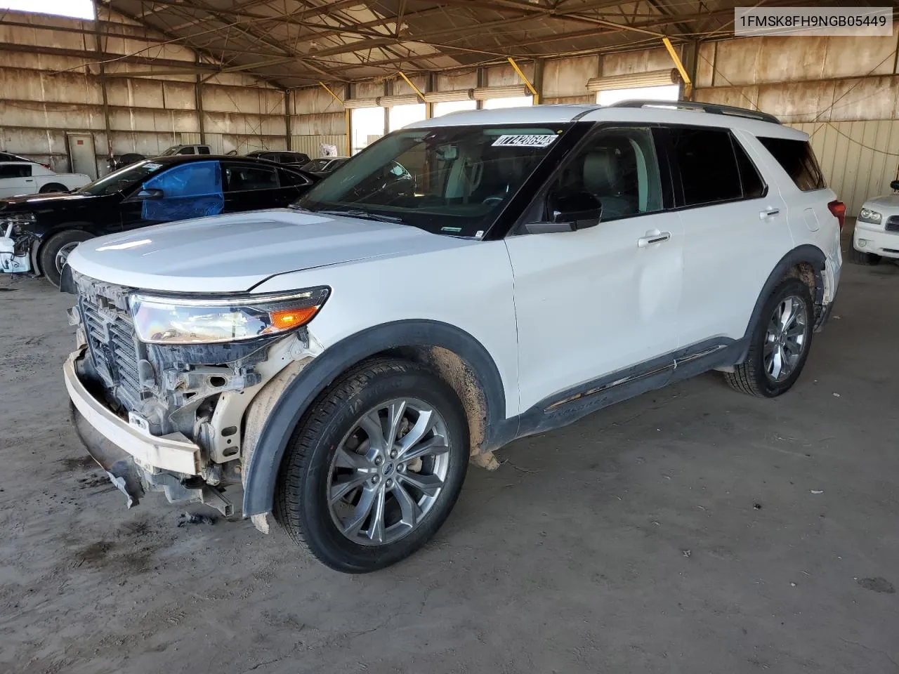 2022 Ford Explorer Limited VIN: 1FMSK8FH9NGB05449 Lot: 77428694