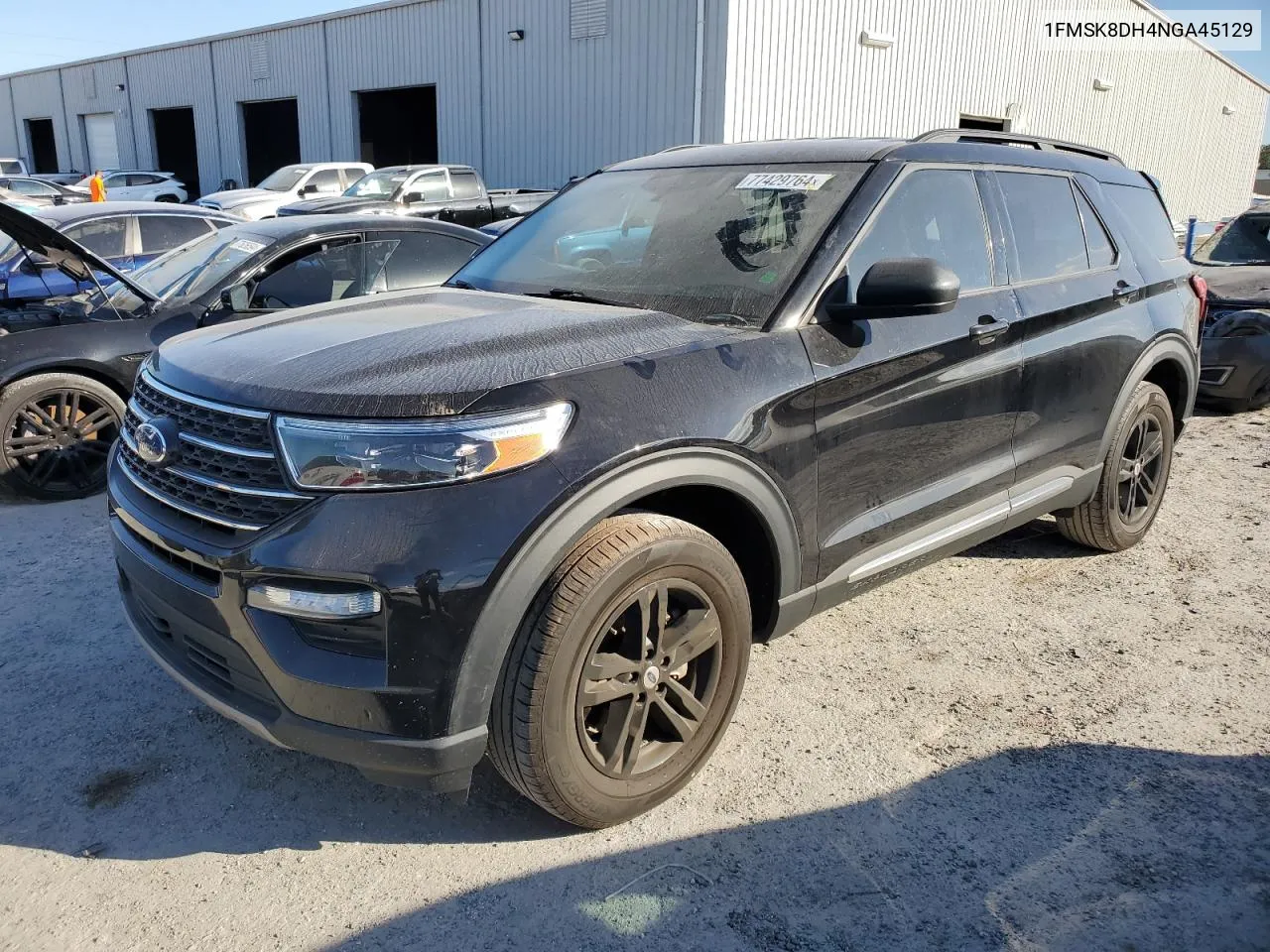 2022 Ford Explorer Xlt VIN: 1FMSK8DH4NGA45129 Lot: 77429764