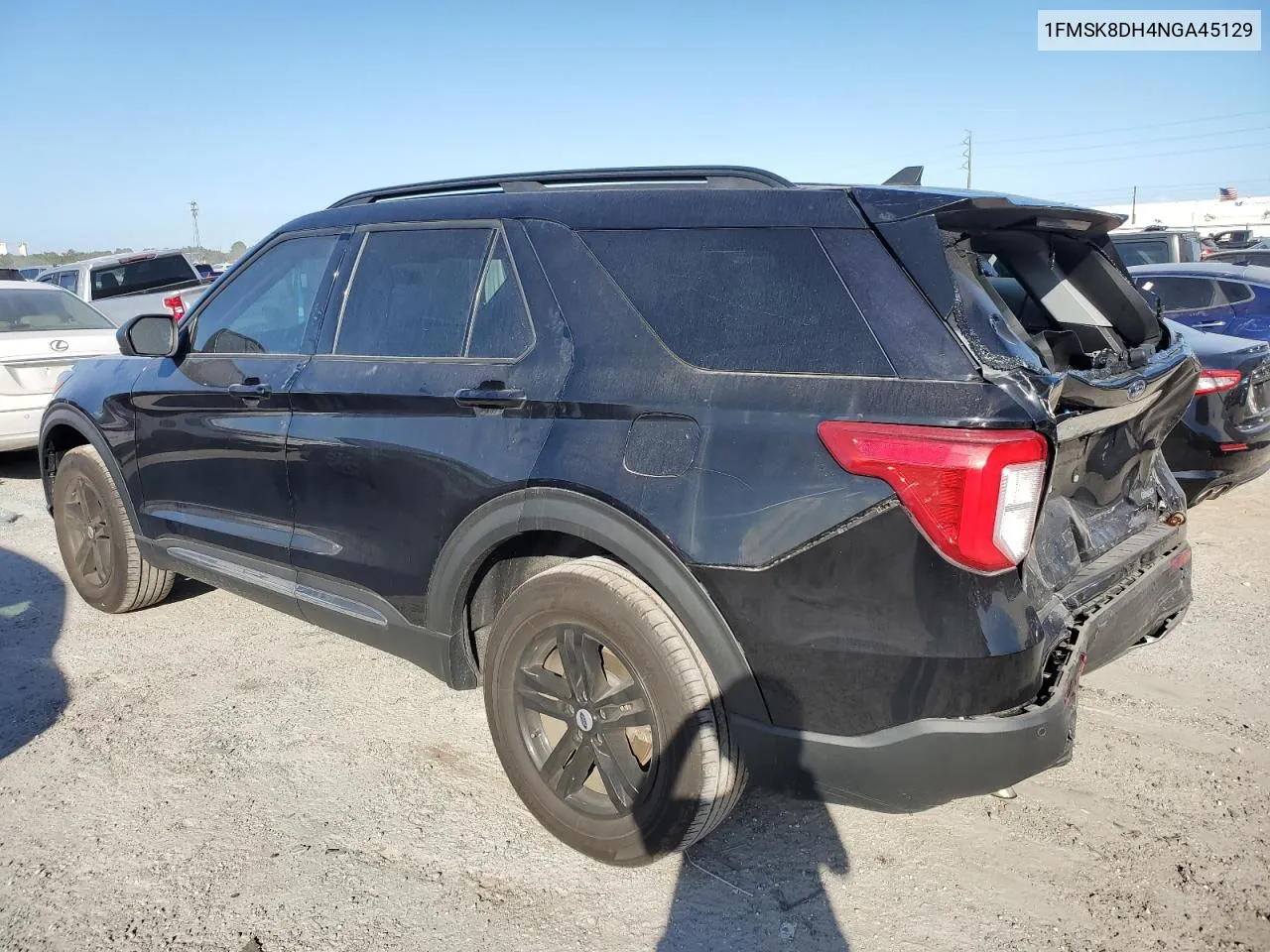 2022 Ford Explorer Xlt VIN: 1FMSK8DH4NGA45129 Lot: 77429764