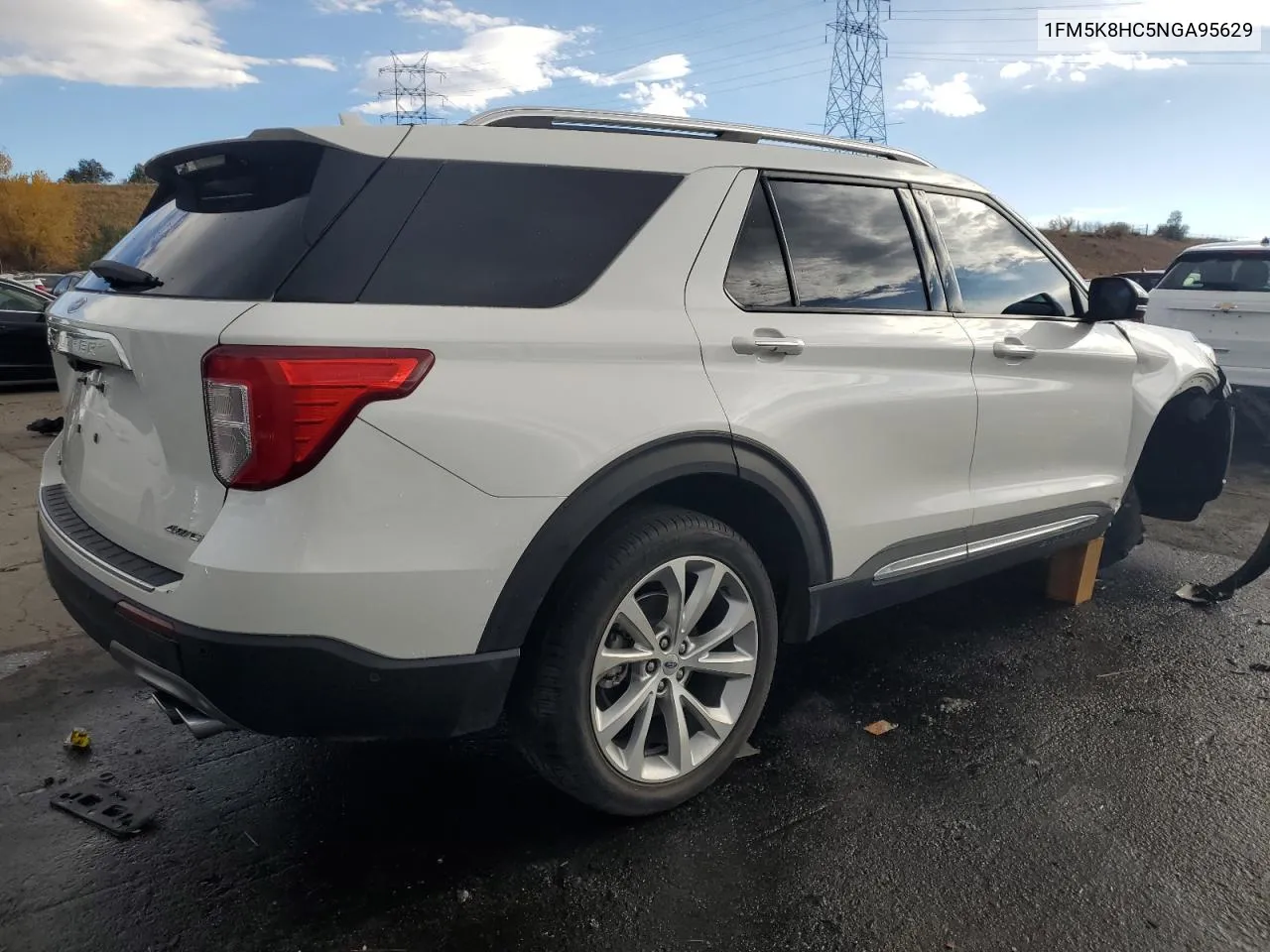 2022 Ford Explorer Platinum VIN: 1FM5K8HC5NGA95629 Lot: 77968844