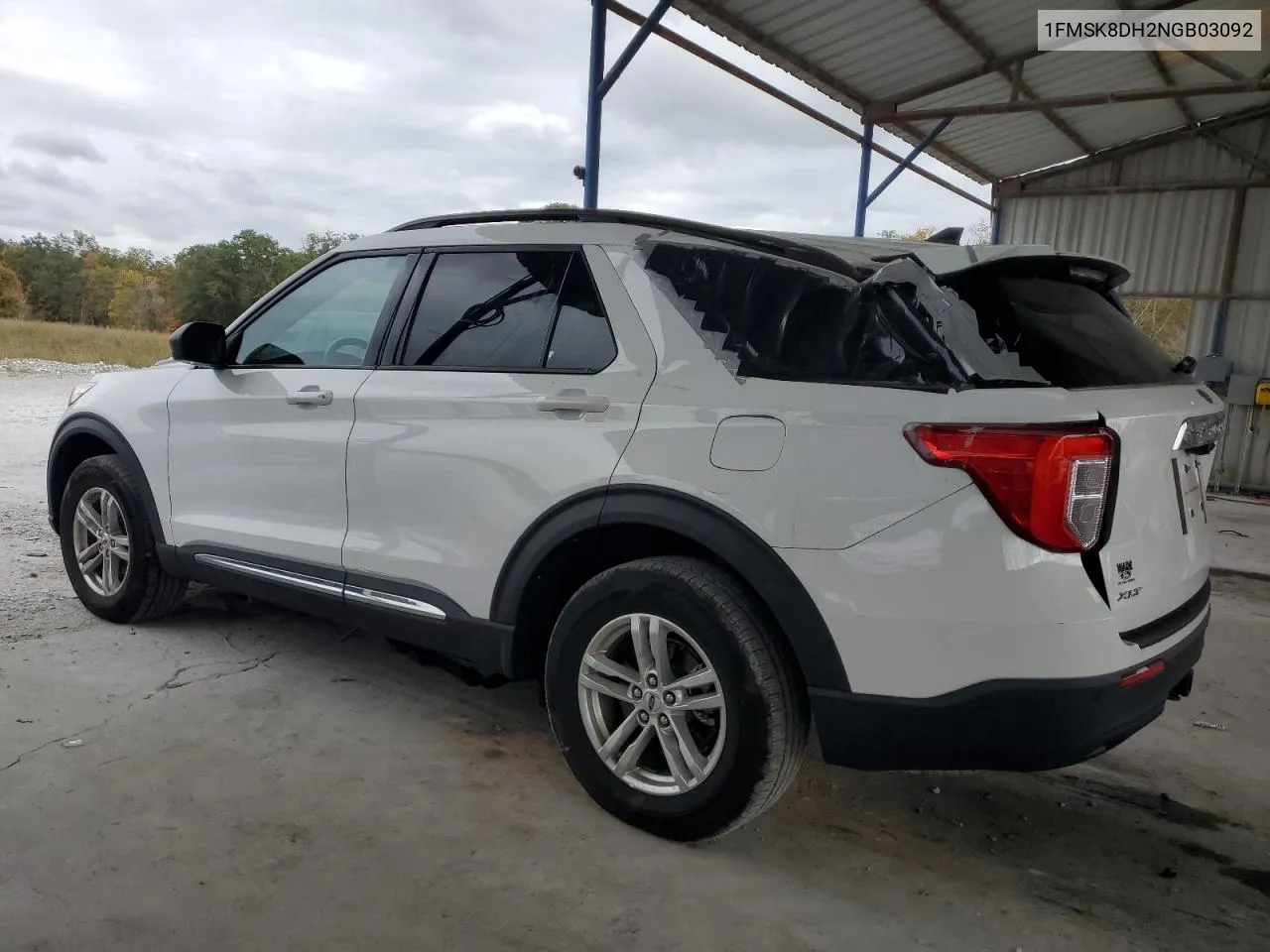 2022 Ford Explorer Xlt VIN: 1FMSK8DH2NGB03092 Lot: 78170954