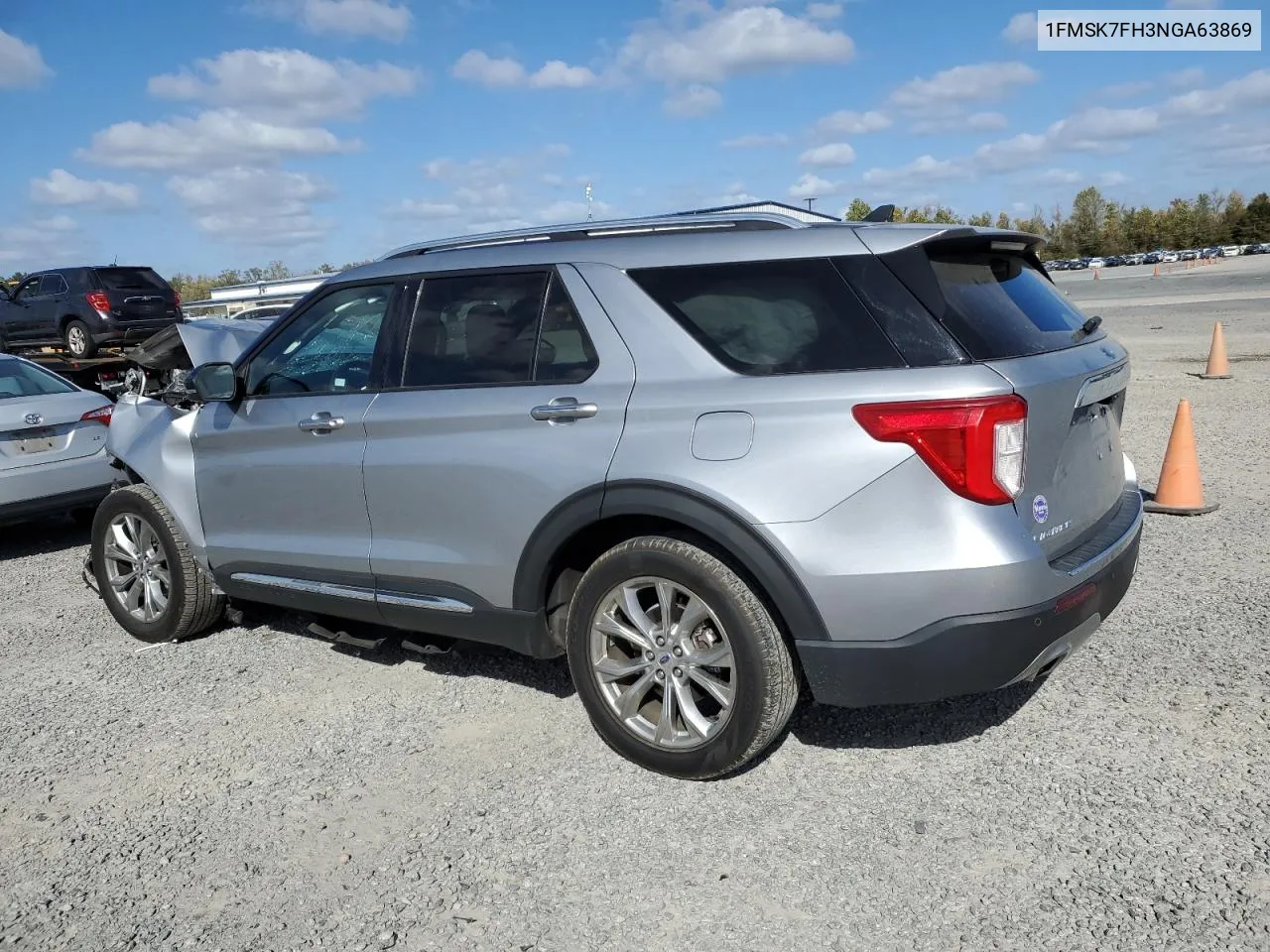 2022 Ford Explorer Limited VIN: 1FMSK7FH3NGA63869 Lot: 79475474