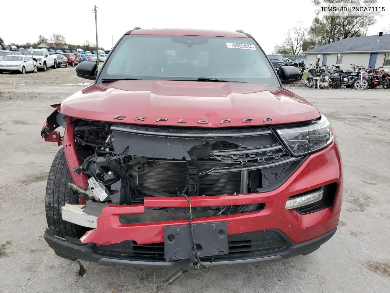 2022 Ford Explorer Xlt VIN: 1FMSK8DH2NGA71115 Lot: 79555834