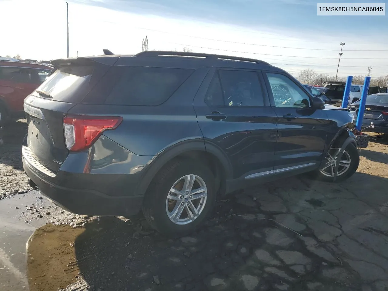 2022 Ford Explorer Xlt VIN: 1FMSK8DH5NGA86045 Lot: 80451944