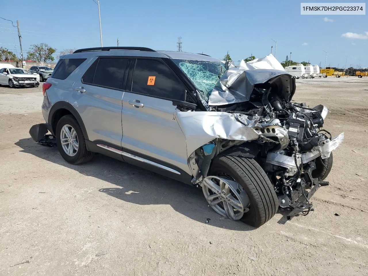 2023 Ford Explorer Xlt VIN: 1FMSK7DH2PGC23374 Lot: 50318534