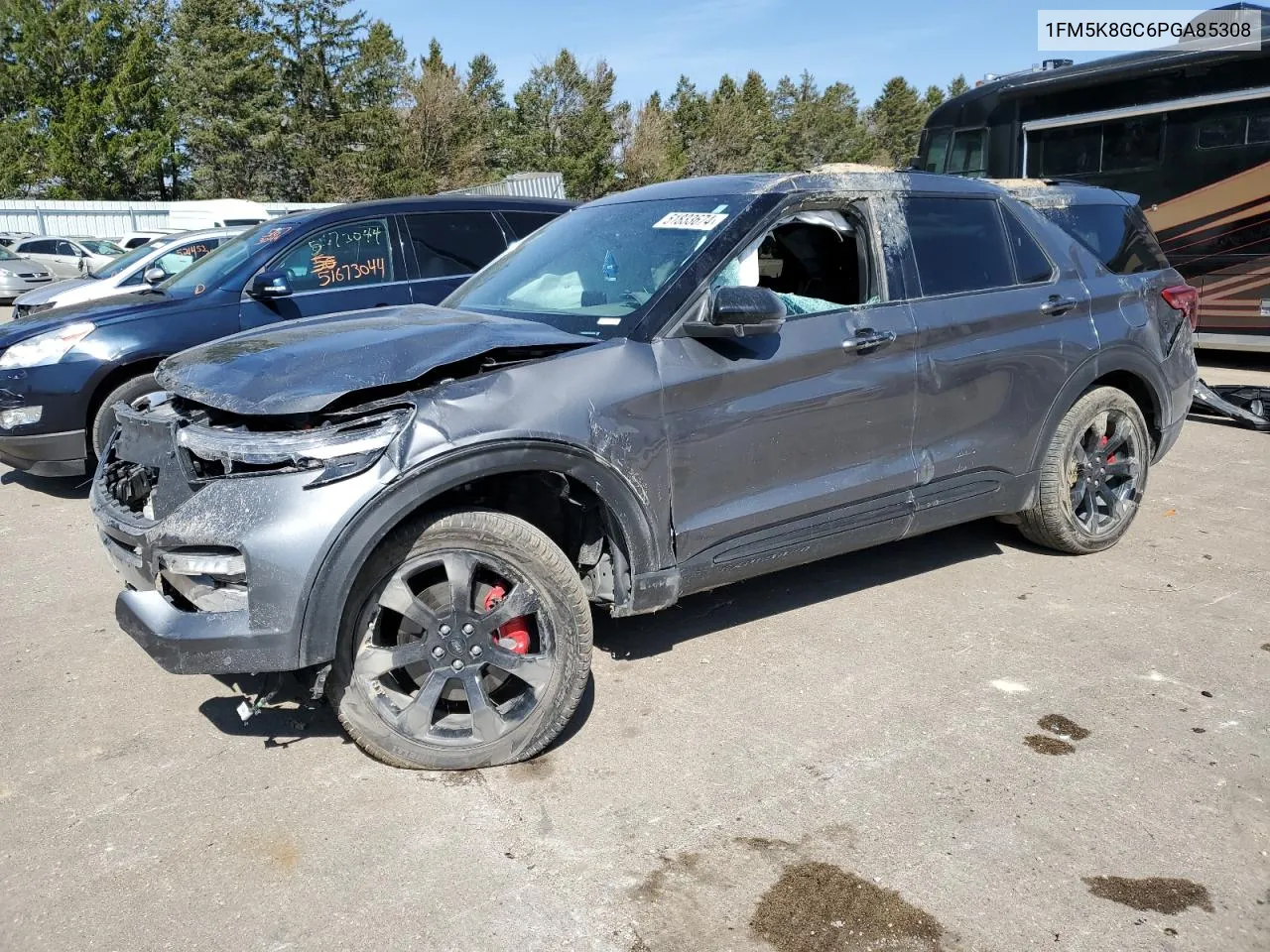 2023 Ford Explorer St VIN: 1FM5K8GC6PGA85308 Lot: 51833674